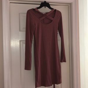CHARLOTTE RUSSE MAUVE DRESS